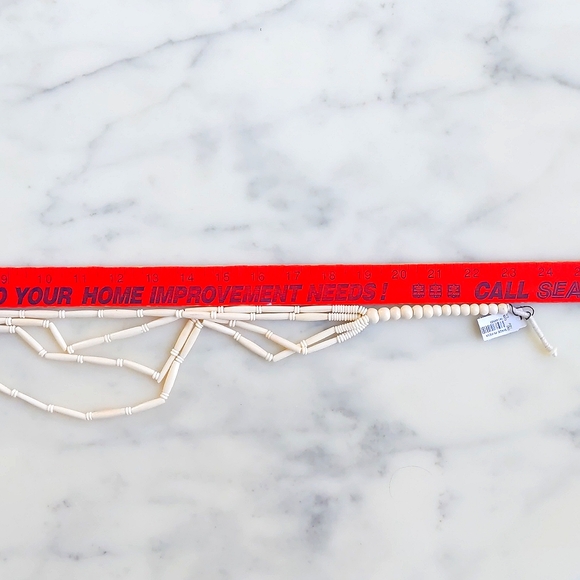 NWT. Vintage The Limited Four Strands Bone Beige Necklace. - Picture 6 of 6